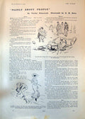 Old Print Mainly About People Rider Bike Railway Ticket 61 Years Ago 1902