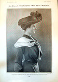 Antique Old Print Pineros Stepdaughter Myra Hamilton Miss Viola Allen 1902 20th
