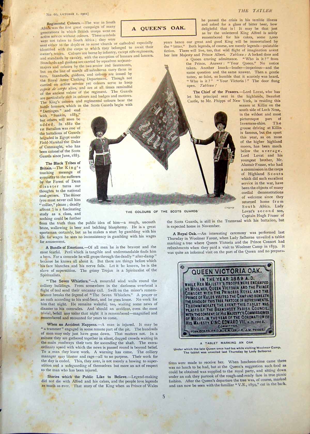 Old Colours Scots Guards Olgs Nethersole Yorkshire Eleven Wighill 190 Victorian
