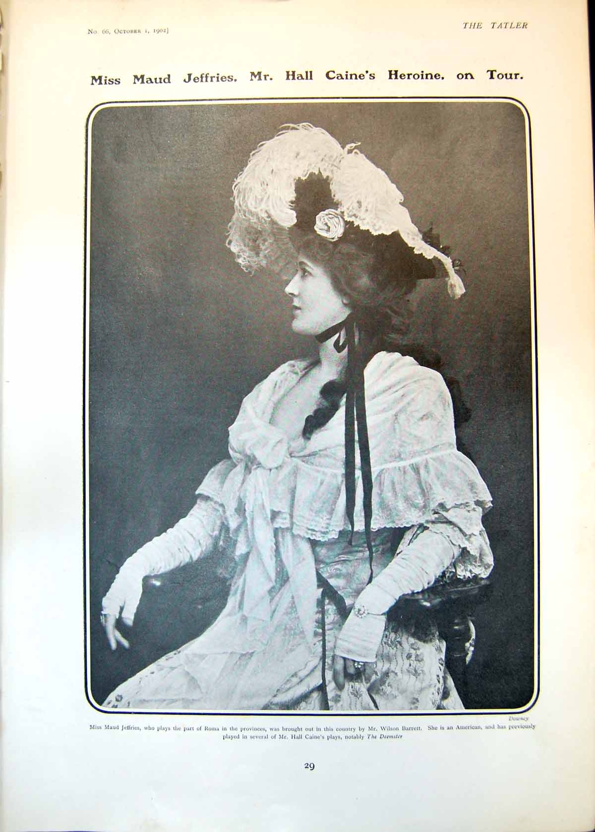 Old Maud Jeffries Mark Judge Dumas Centenary Notre Dame New York 1902 20th