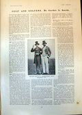 Antique Old Print Costumes Grandfathers Match Usa Walking Gown Ernests 1902