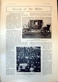 Old Kings Coach Lord Roberts Winchester College Dion Bouton Car 1902 20th