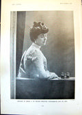 Old Antique Print Lady De Grey Baron De Meyer Mason Marquis Zetland 1902 20th
