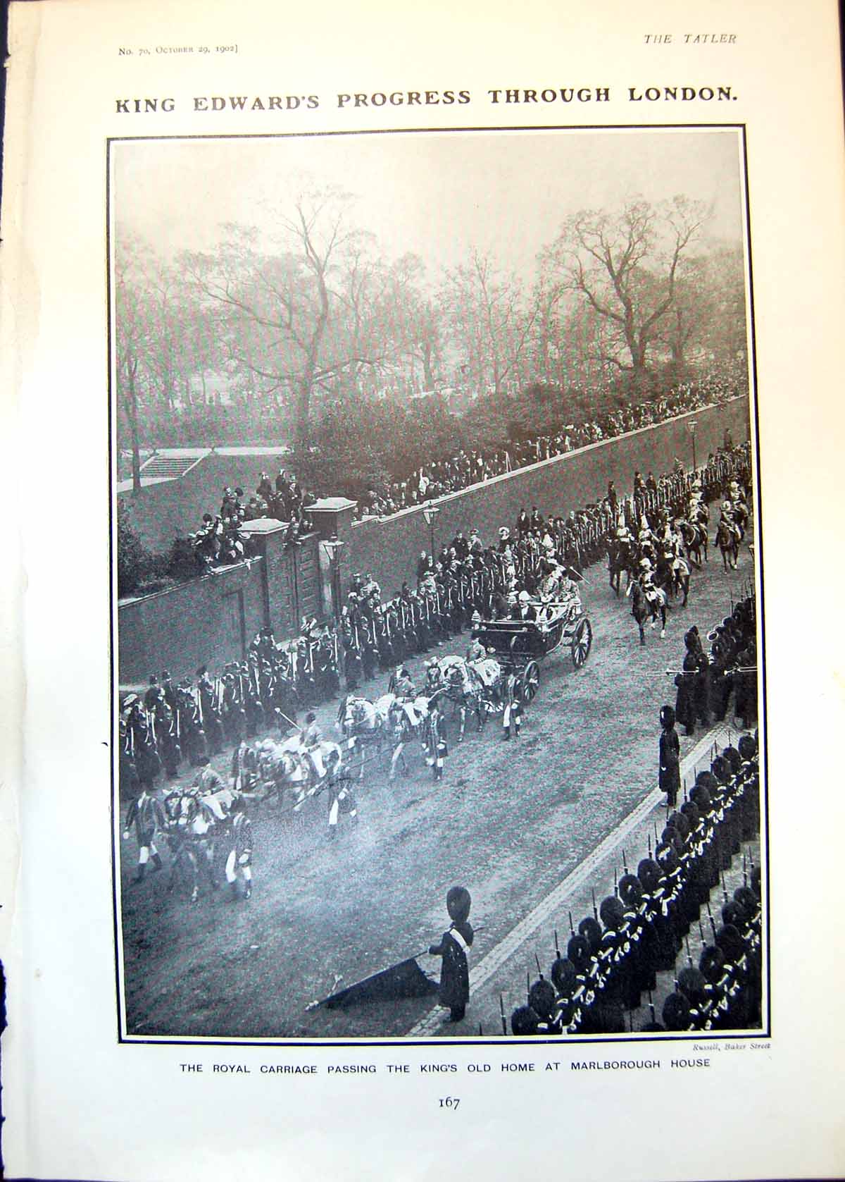 Antique Print King Edward London Marlborough House London Bridge Mayor 1902