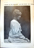 Antique Print Ellaline Terriss Lady Donoughmore Children Mrs Brodrick 1902 20th