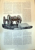 Antique Old Print One Gun Carriages Bore Queen Victorias Remains Windsor 1902
