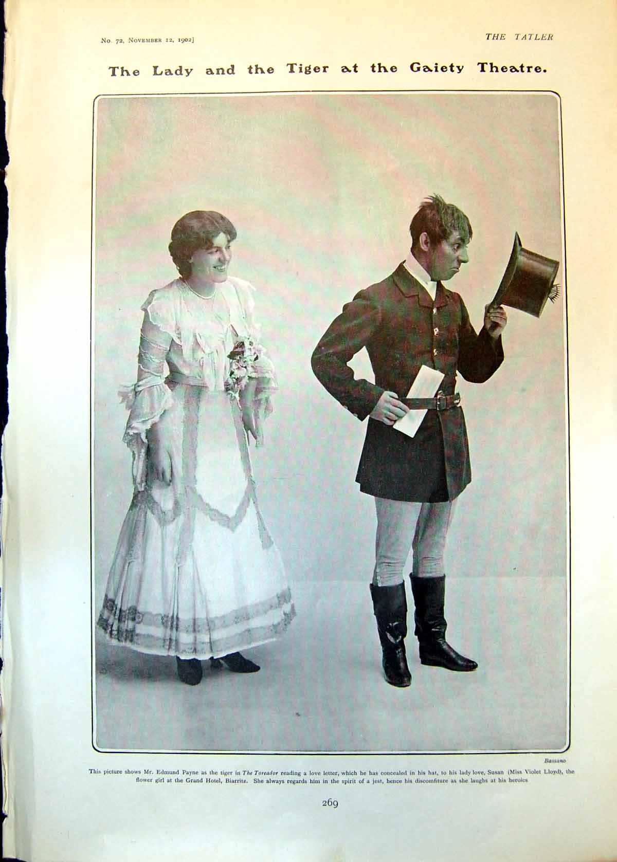 Old Edmund Payne Violet Lloyd William Shakespeare Dettmar Dressel 190 20th