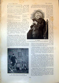Antique Print Dr Johnson Frank Butler Balloon Duke Devonshire Golfing 1902 20th