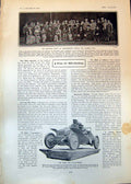 Antique Print Shooting Party Sandringham Kaiser Canteen Hms Good Hope 1902 20th
