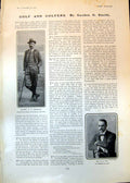 Old Golf Col C Woodward Mr S Fry Lord Lady Edward S Churchill Car1902 20th