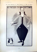 Antique Print Forbes Robertson Mice Men M Reichen Dogs Danseuse Model 1902 20th