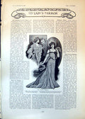 Old Two Pretty Models Princess Wales Corset Wilson Gills Showroom1902 20th