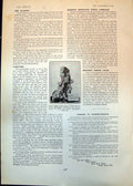 Original Old Antique Print 26 Lb Nugget GFound British Guiana 1902