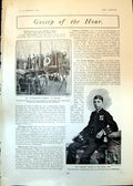 Old Print Mr Chamberlain Good Hope Prince Alexander Battenberg Navy 1902 20th