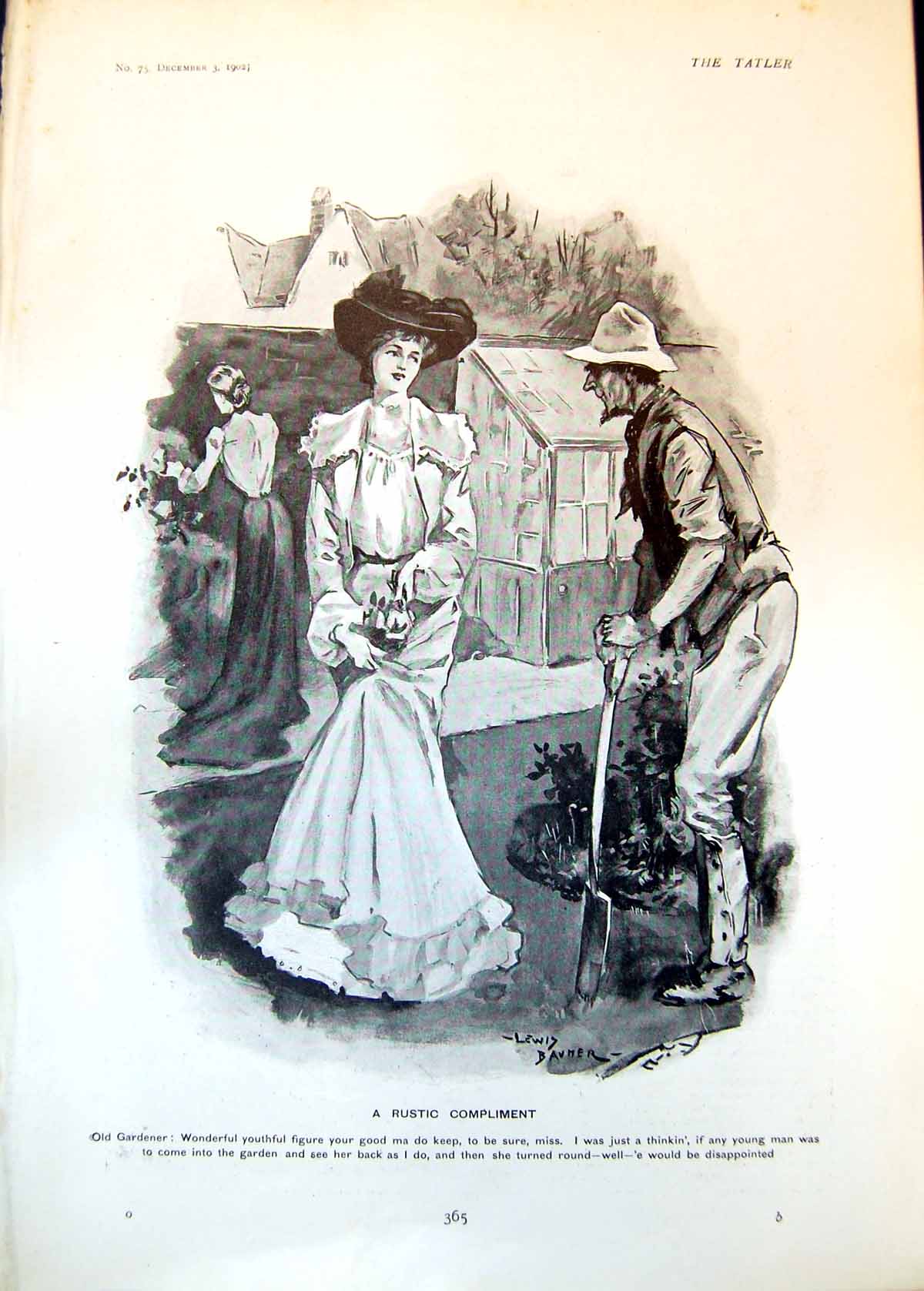Old Rustic Compliment Gardener Maori Mother Child Shooting Puzzle1902 20th