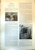 Old Antique Print Ivanhoe Mine Junction New Eastern Lodes Drive Lode 1902 20th