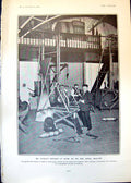 Antique Print Stanley Spencer New Aerial Machine HarJanion Golf Liverpool19