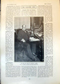 Old Print C Yerkes Wants Electrify London Hon C S Rolls Motor Expert 1902 20th