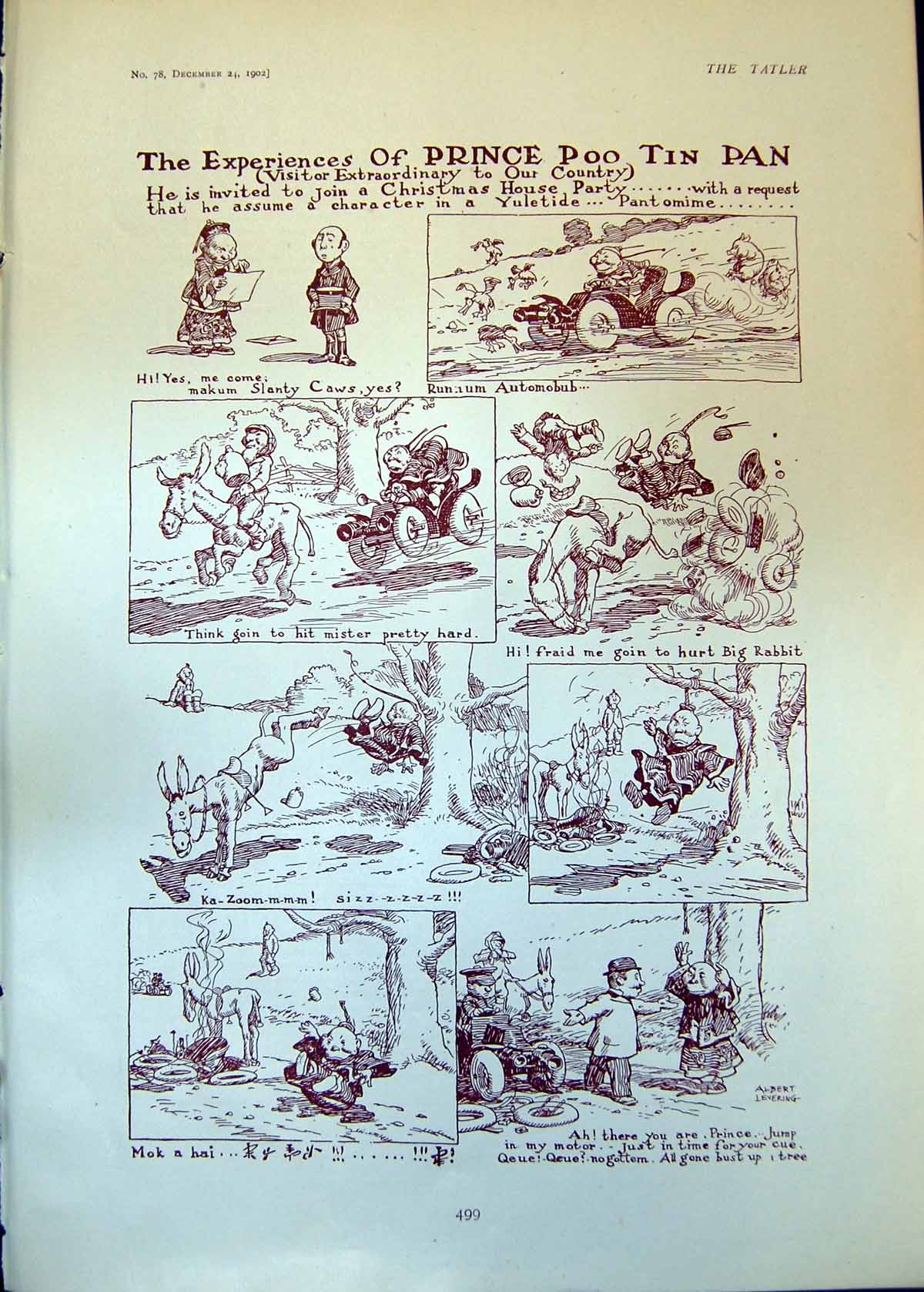 Old Experiences Prince Poo Tin Pan Visitor Country Albert Levering 19 20th