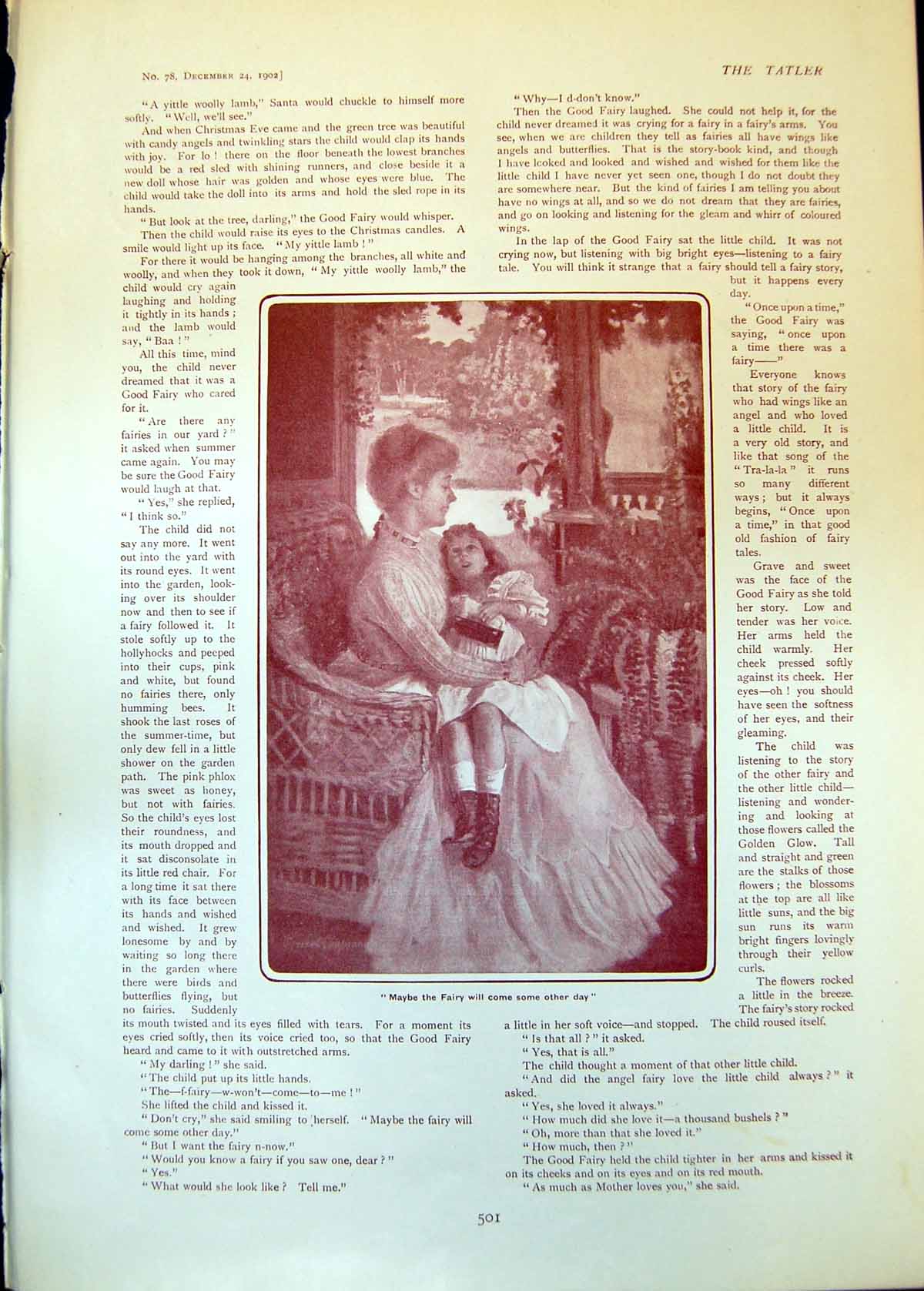 Old Woman Child Fairy Maynard Greville Lady Warwicks Younger Son 1902 20th