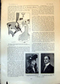 Old Print W Arthur-Jones Wed Leslie Faber Duel Rome Chamber Deputies 1902 20th