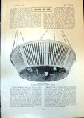 Antique Print Trick Cycling Alhambra Repentance Seat Church St Andrews 1902