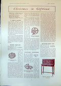 Antique Print Brooch Elkingtons Bureau Hamptons Watch Peter Robinsons 1905 20th