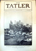 Old Print Destruction Fire General Sir John Frenchs House Aldershot 1903 20th