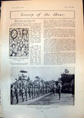 Old Print Durbar Viceroy Delhi Bend Or Racehorse Diver Communicates 1903 20th