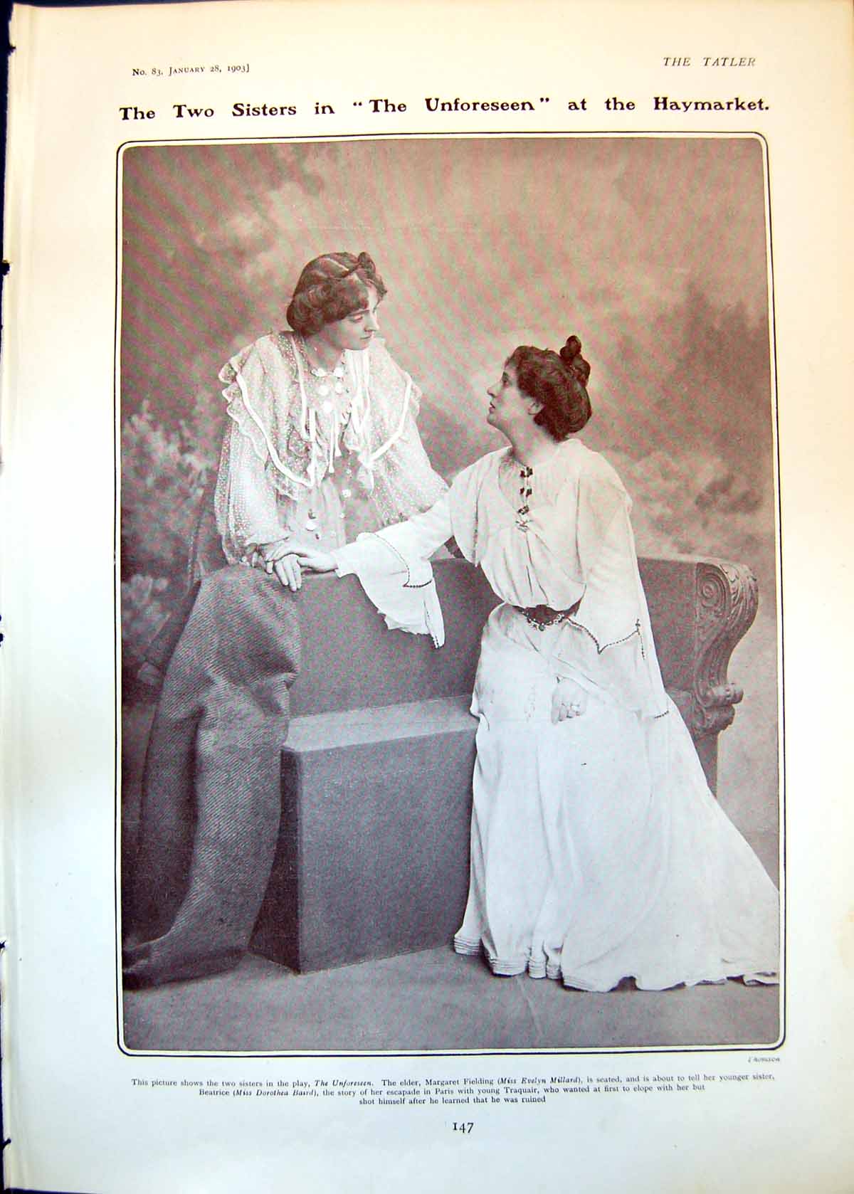 Old Unforseen Evelyn Millard Dorothea Baird Kate Cutler L Bradfield19 20th
