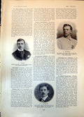 Old Print H Gamlin B Oughtred V Woodward Lord Rothschilds Staghounds 1903 20th