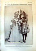Antique Print Minnie Griffin Mr Waller Paul Grummer Florence Sinclair 1903 20th
