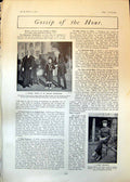 Antique Old Print Silver King Melodrama Francis Bolton Key Tower London 1903