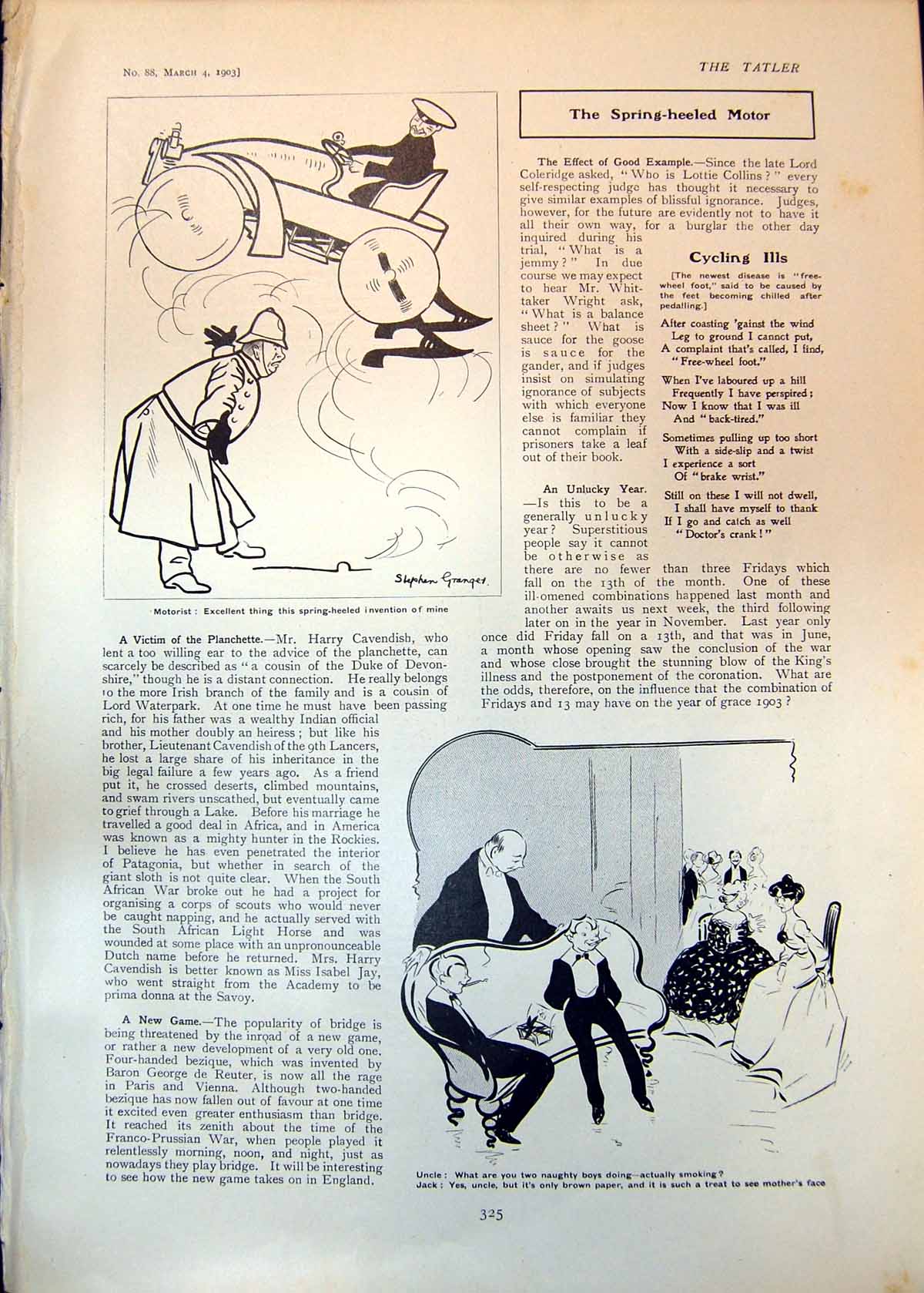 Old Spring Heeled Motor Mr Lutyens Work Berkeley Hotel Harry Persse19 20th