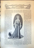Old Design Simple Tea Gown Duchess Corset Window Seat Hepplewhite 190 20th
