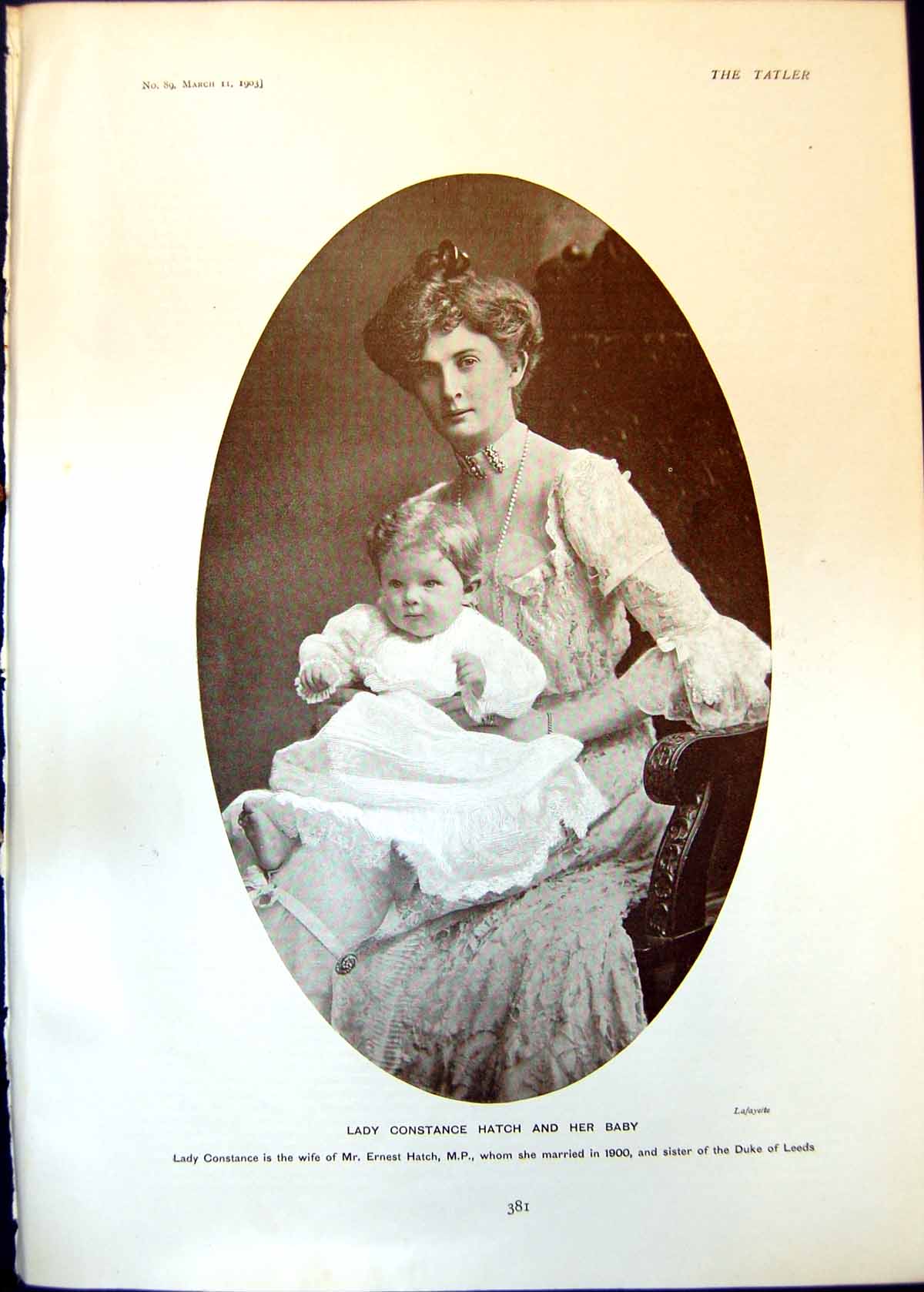 Old Lady Constance Hatch Baby Golf Stowell Park Gloucestershire 1903 20th