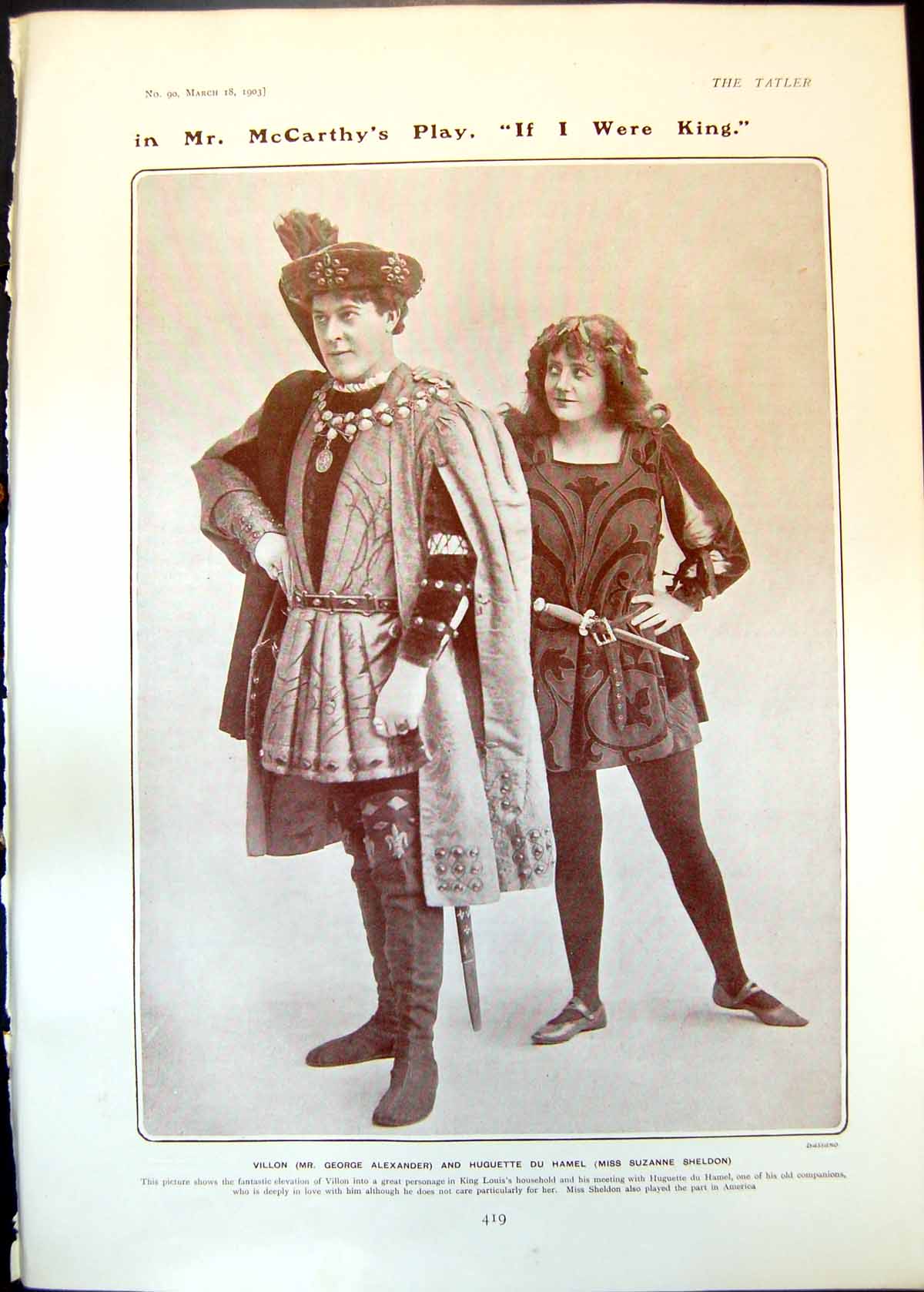 Old If I Were King George Alexander Suzanne Sheldon C Rolls Racing Ca