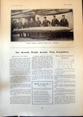 Antique Print Torpedo Hms Victorious Oxford Cambridge Sports H Gregson 1903