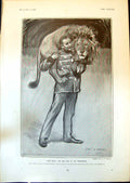 Old Herr Seeth Lion King Hippodrome Building New Airship Spencers 190 Victorian