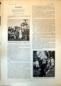Antique Print West African GConcessions Big Quartz Blow First Costean 1903 20th