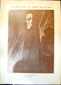 Original Old Antique Print Sir Henry Irving As Dante S H Sime 1903 20th Century