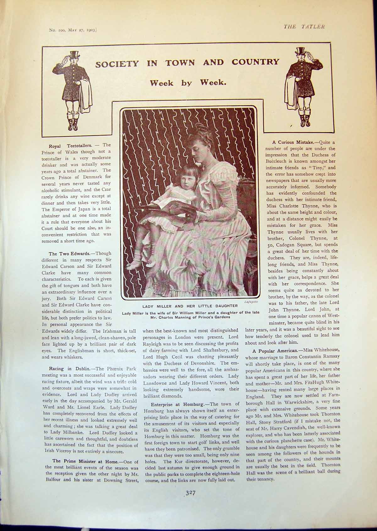 Old Lady Miller Daughter Countess Shaftesbury Lady Victoria Grenfell1