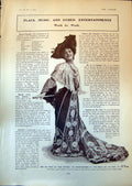 Old Print Ada Reeve Medal Maid Vivian Reyns Ethel Warwick Will Cook 1903 20th