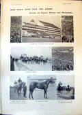 Old Derby Rock Sand Winner Trowel Mallet King Edward Kew Bridge 1903 20th