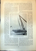 Old Preparing King Edwards Next Cruise Victoria Albert Fitted Masts