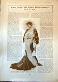 Antique Print Miss Violet Vanbrugh Whitewashing Julia Garrick Theatre 1903 20th