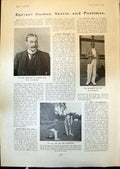 Old Cricket C Marriott E Sprott C Clarkr De Paravicini Massage Art 19 20th