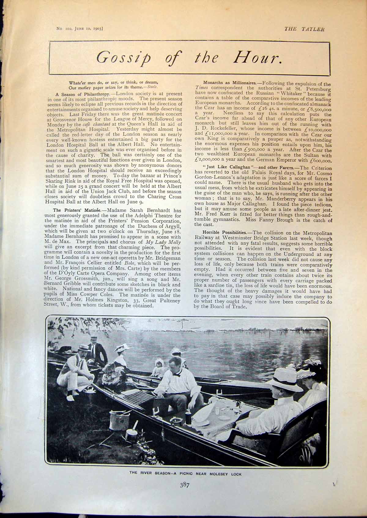 Old River Season Picnic Molesey Lock Carthorse Parade Regents Park 19 20th