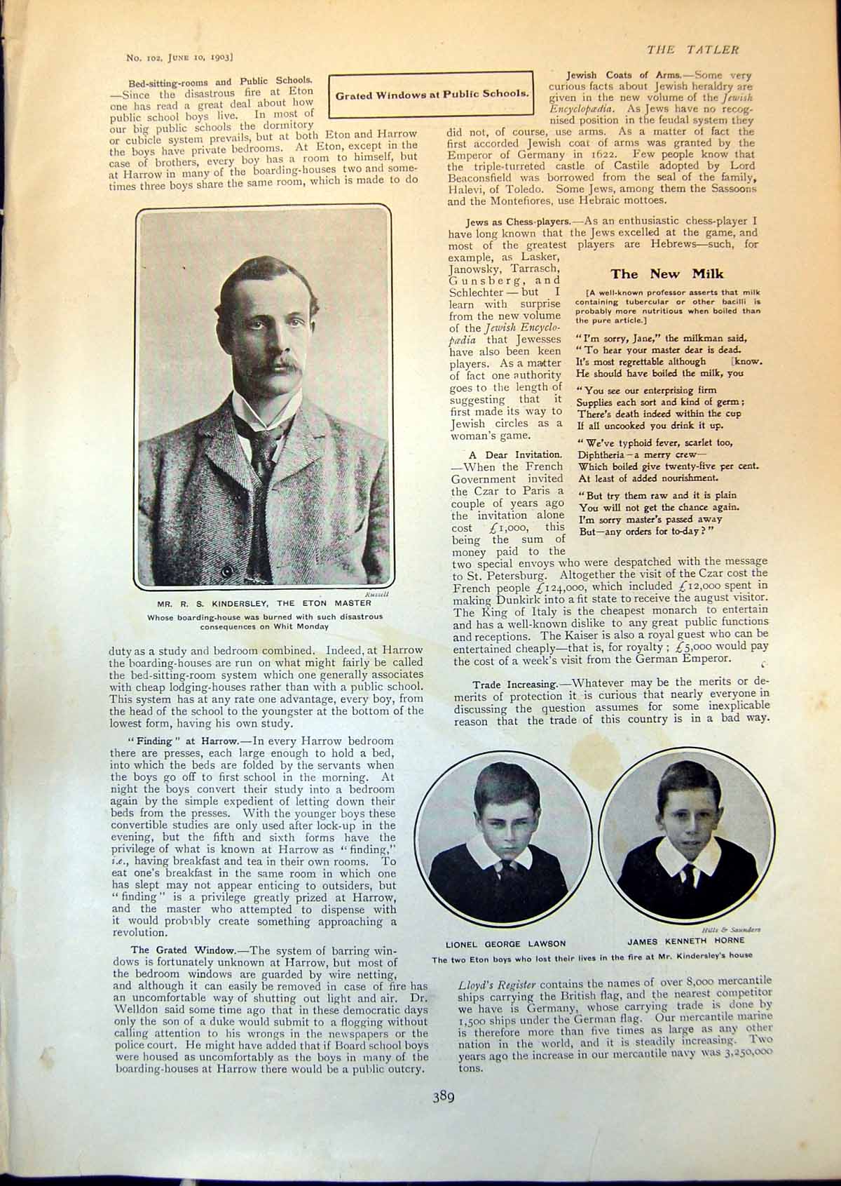 Old R Kindersley Eton House Burnt Robert Johnston Waitresses Walk 190 20th
