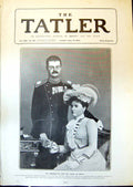 Antique Old Print Assasinated King Queen Servia Alexander Obrenovitch 1903 20th